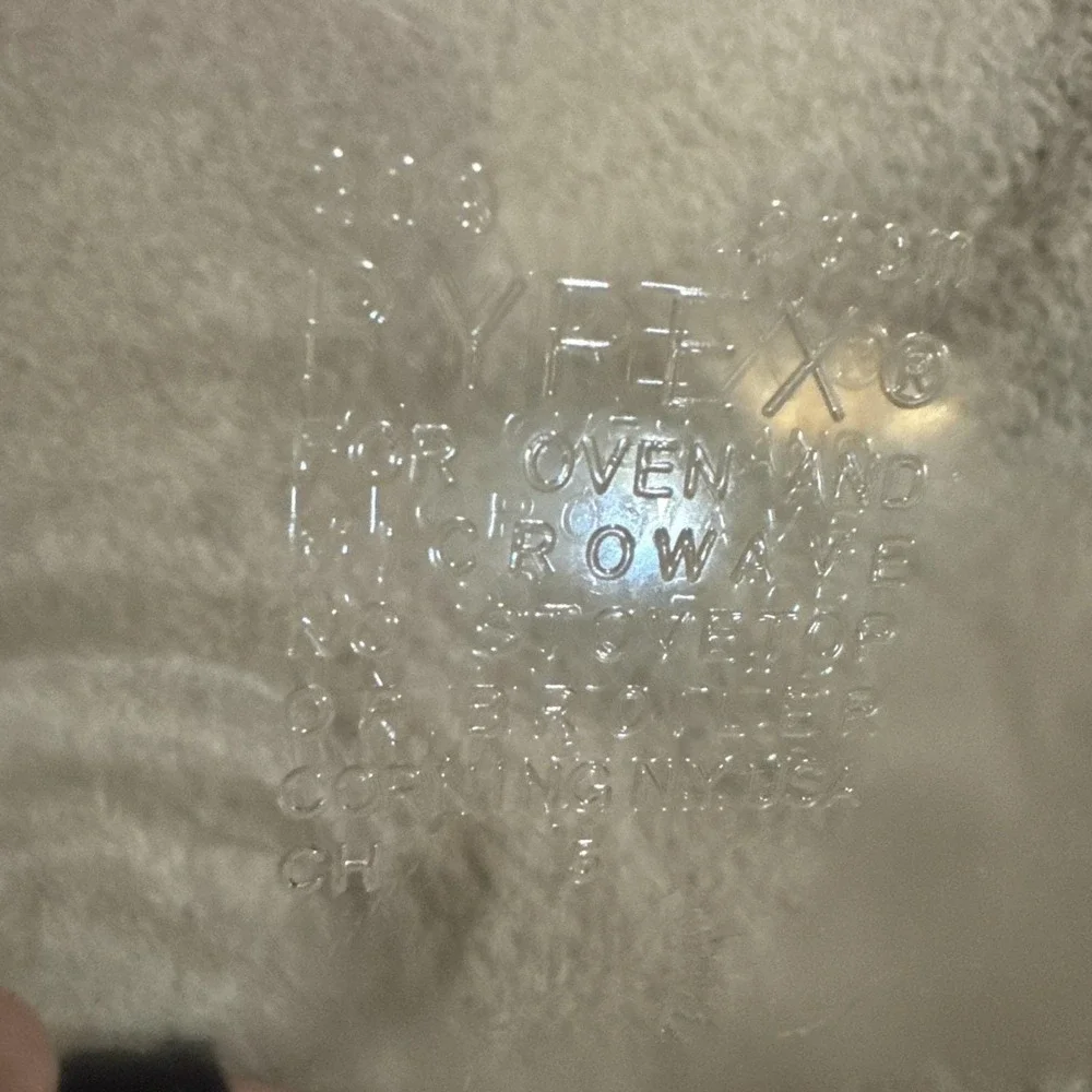 Vintage PYREX Corning #209 Clear Glass Pie Plate Baking Dish Pan 9
